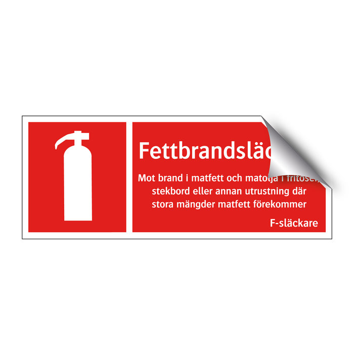 Fettbrandsläckare & Fettbrandsläckare