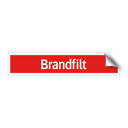 Brandfilt