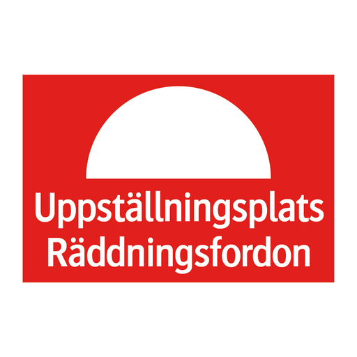 Uppställningsplats räddningsfordon & Uppställningsplats räddningsfordon