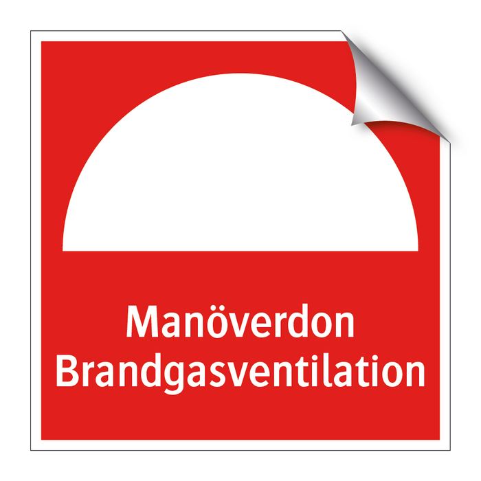 Manöverdon brandgasventilation & Manöverdon brandgasventilation & Manöverdon brandgasventilation