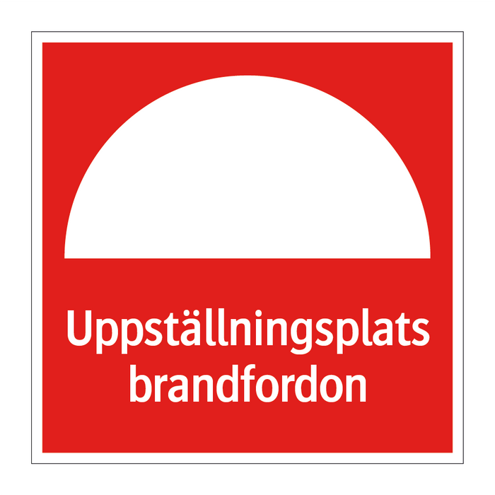 Uppställningsplats brandfordon & Uppställningsplats brandfordon & Uppställningsplats brandfordon