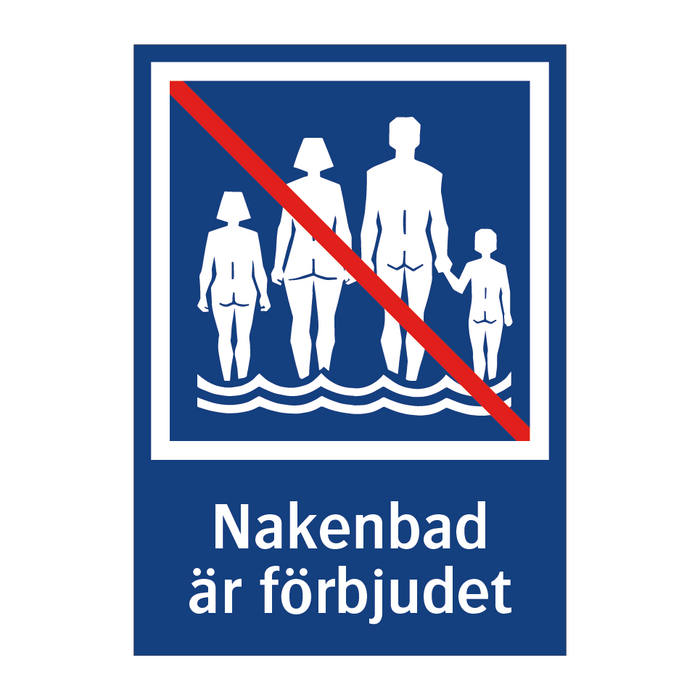 Nakenbad är förbjudet & Nakenbad är förbjudet & Nakenbad är förbjudet
