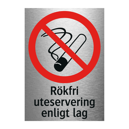 Rökfri uteservering enligt lag & Rökfri uteservering enligt lag