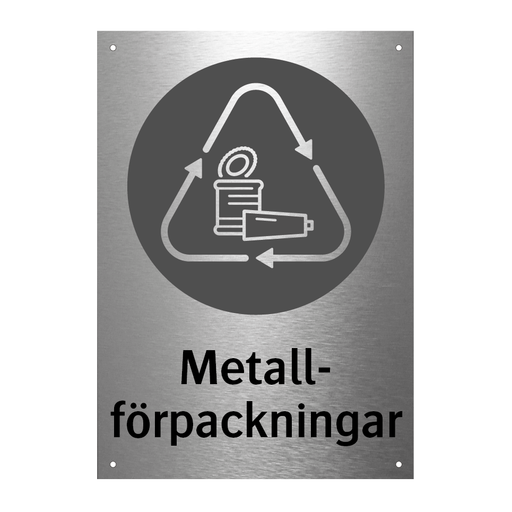 Metallförpackningar (borstad aluminium) & Metallförpackningar (borstad aluminium)