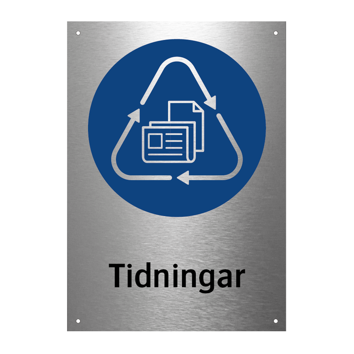 Tidningar (borstad aluminium) & Tidningar (borstad aluminium)