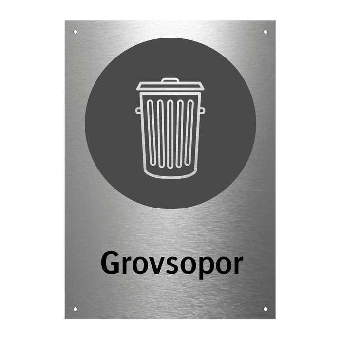 Grovsopor (borstad aluminium) & Grovsopor (borstad aluminium)