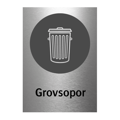 Grovsopor (borstad aluminium) & Grovsopor (borstad aluminium) & Grovsopor (borstad aluminium)