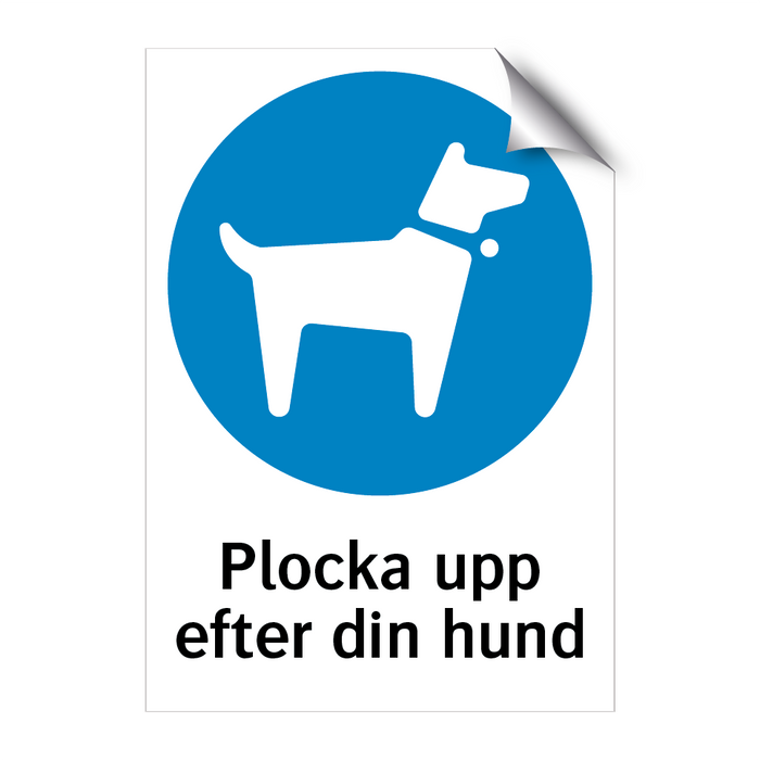 Plocka upp efter din hund & Plocka upp efter din hund