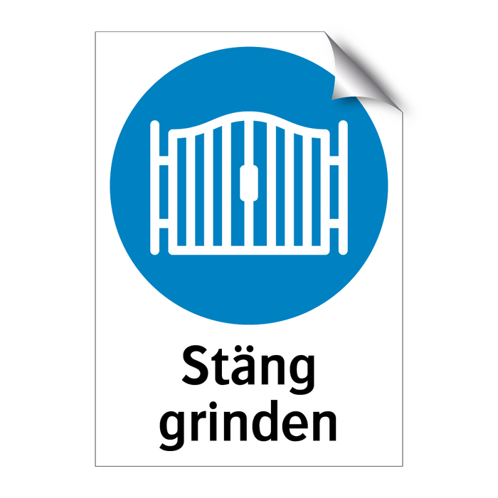 Stäng grinden & Stäng grinden