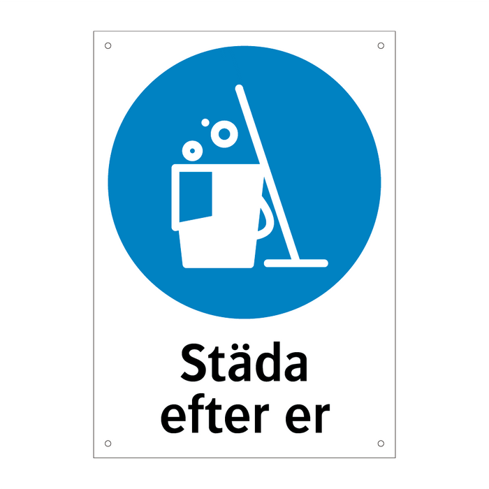 Städa efter er & Städa efter er & Städa efter er & Städa efter er & Städa efter er