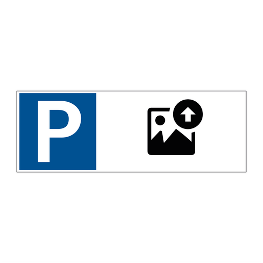 Skapa parkeringsskylt med logo & Skapa parkeringsskylt & Skapa parkeringsskylt