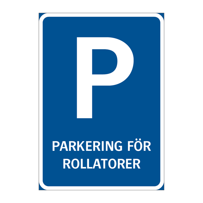 Parkering för rollatorer & Parkering för rollatorer & Parkering för rollatorer