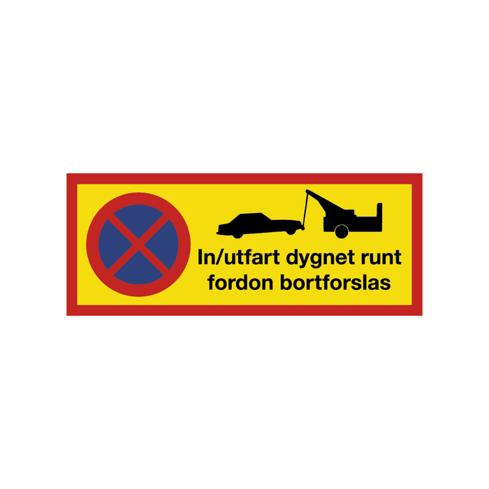 in- och utfart dygnet runt fordon bortforslas & in- och utfart dygnet runt fordon bortforslas