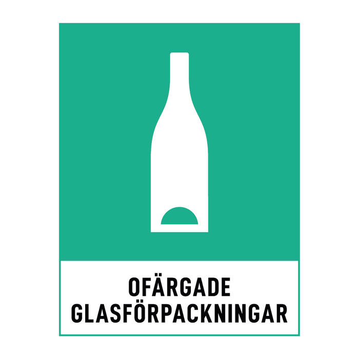 Ofärgade glasförpackningar & Ofärgade glasförpackningar & Ofärgade glasförpackningar