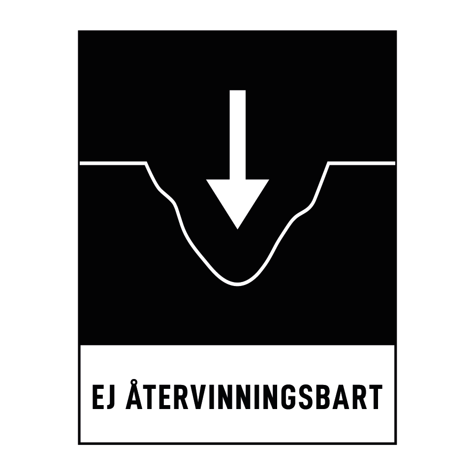 Ej återvinningsbar & Ej återvinningsbar & Ej återvinningsbar & Ej återvinningsbar