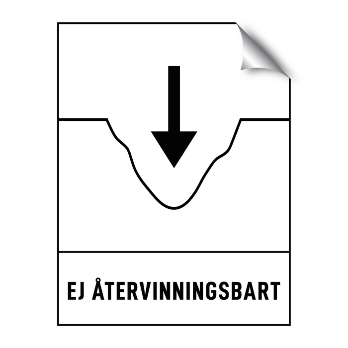 Ej återvinningsbar & Ej återvinningsbar & Ej återvinningsbar & Ej återvinningsbar