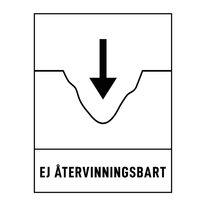 Ej återvinningsbar & Ej återvinningsbar & Ej återvinningsbar & Ej återvinningsbar