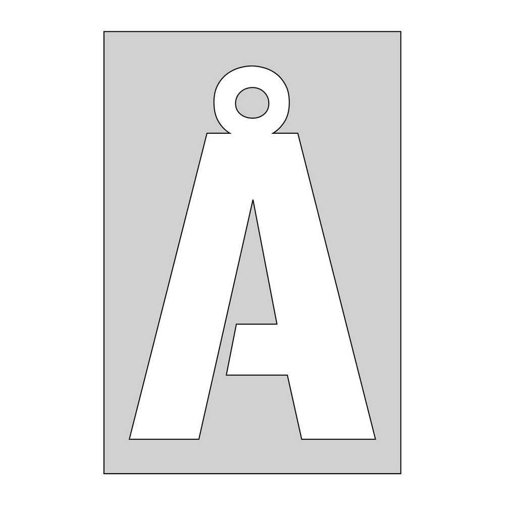 Å - Versal schablon & Å - Versal schablon & Å - Versal schablon & Å - Versal schablon