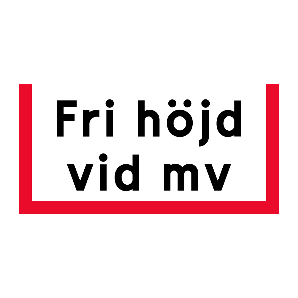 S516 Anger fri höjd vid medelvattenyta & S516 Anger fri höjd vid medelvattenyta