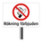 Pinnskylt - Rökning förbjuden & Pinnskylt - Rökning förbjuden