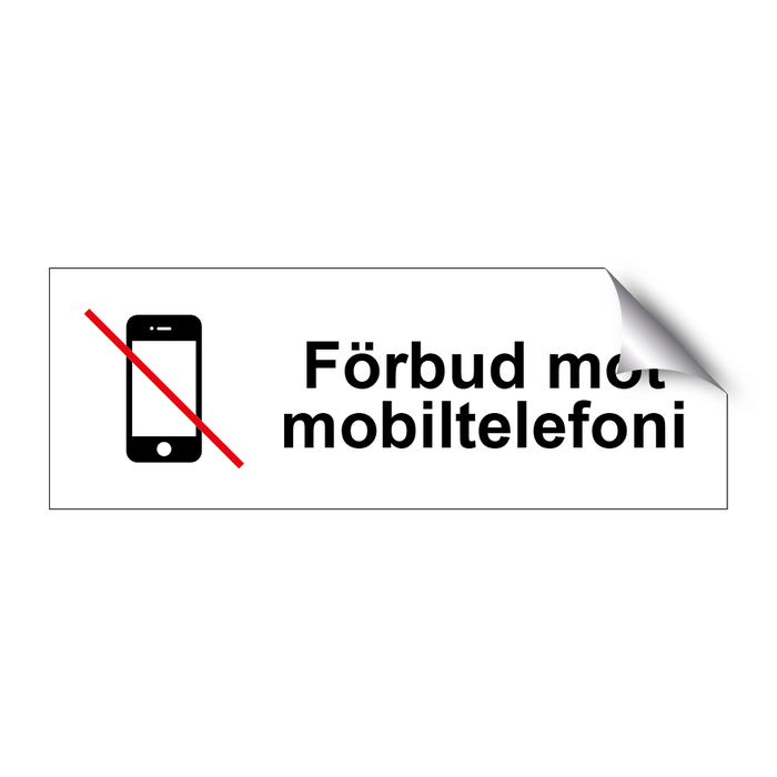Förbud mot mobiltelefoni & Förbud mot mobiltelefoni