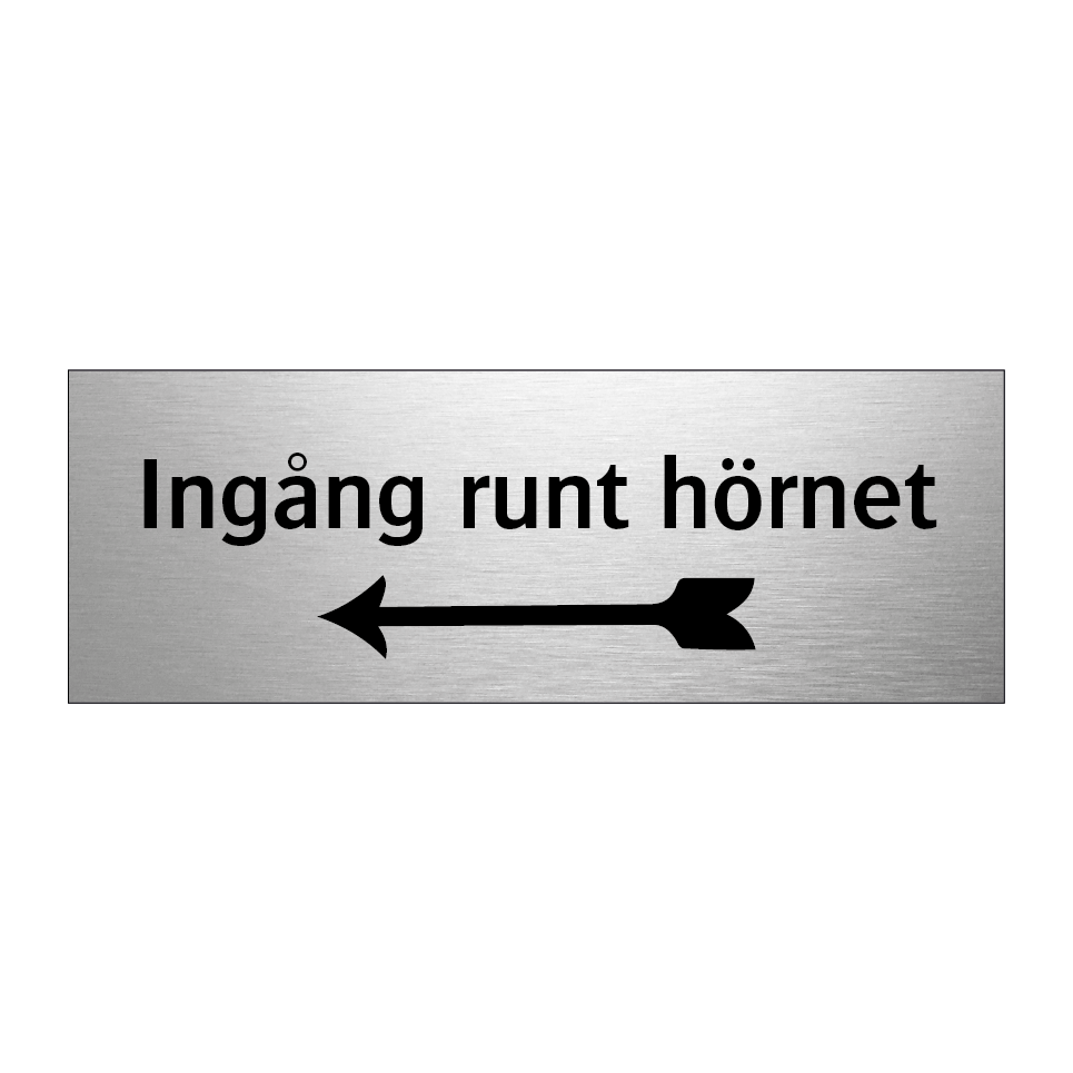 Ingång runt hörnet vänster & Ingång runt hörnet vänster & Ingång runt hörnet vänster