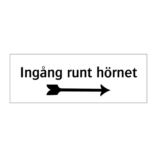 Ingång runt hörnet höger & Ingång runt hörnet höger & Ingång runt hörnet höger