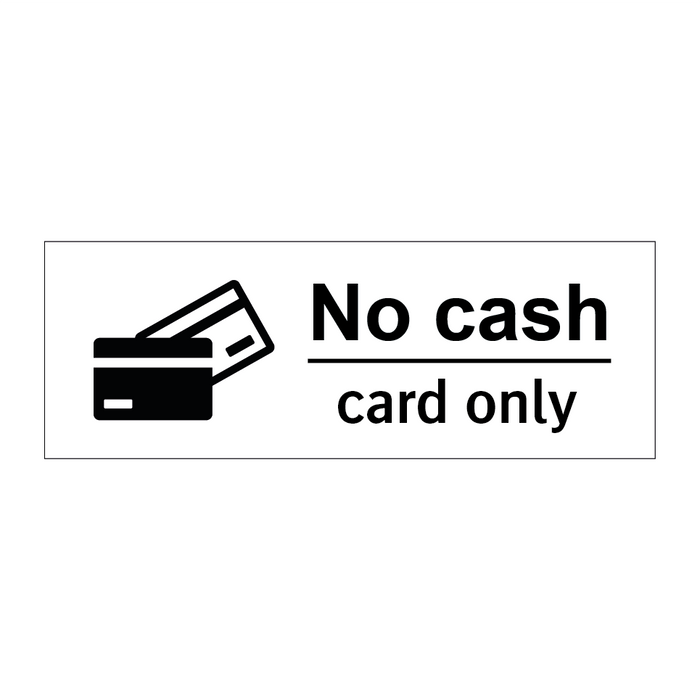 No cash card only & No cash card only & No cash card only & No cash card only & No cash card only