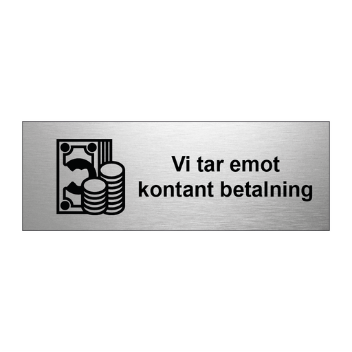 Vi tar emot kontant betalning & Vi tar emot kontant betalning & Vi tar emot kontant betalning