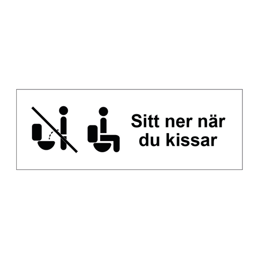 Sitt ner när du kissar & Sitt ner när du kissar & Sitt ner när du kissar