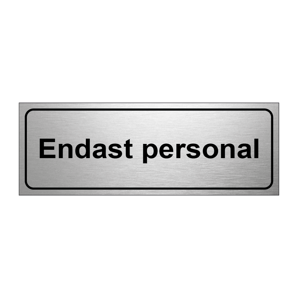 Endast personal & Endast personal & Endast personal & Endast personal & Endast personal