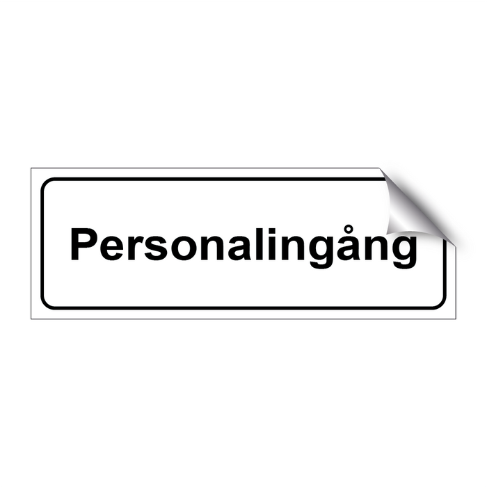 Personalingång & Personalingång