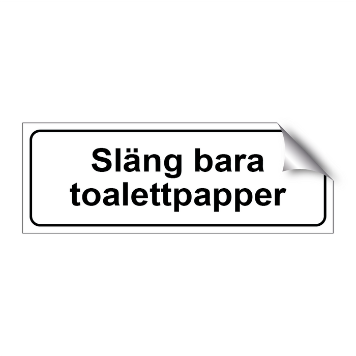 Säng bara toalettpapper & Säng bara toalettpapper