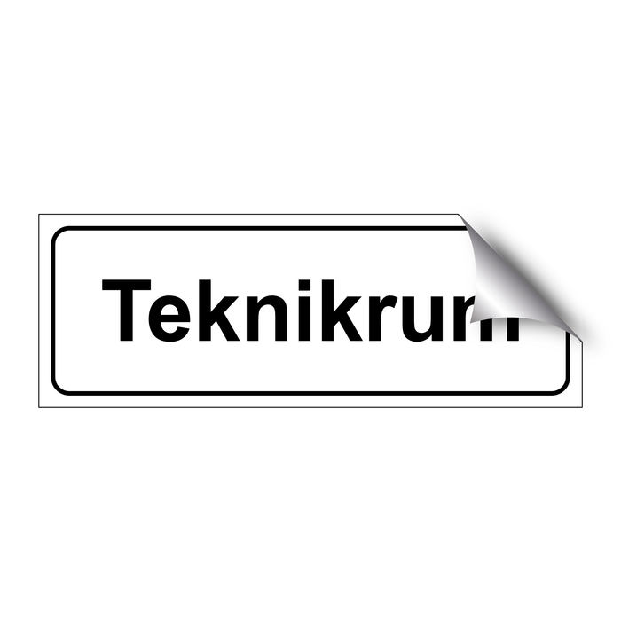 Teknikrum & Teknikrum