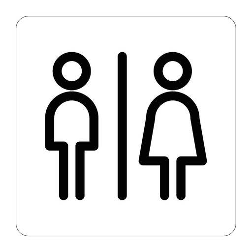 Toalettskylt symbol unisex & Toalettskylt symbol unisex & Toalettskylt symbol unisex