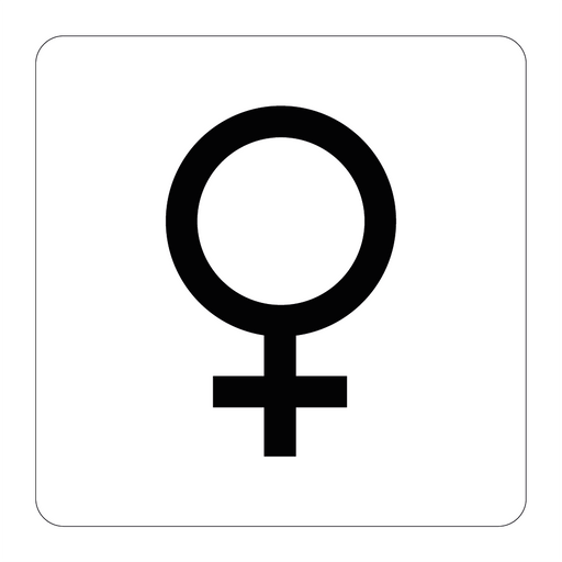 Toalettskylt symbol damer & Toalettskylt symbol damer & Toalettskylt symbol damer