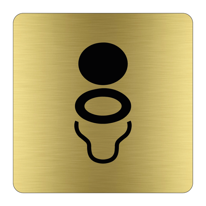 Toalettsymbol - Alubrass & Toalettsymbol - Alubrass & Toalettsymbol - Alubrass