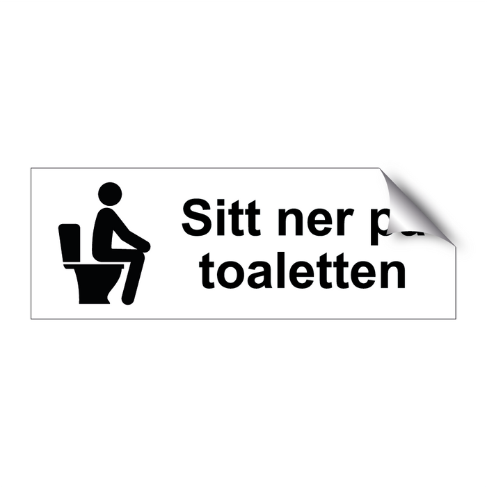 Sitt ner på toaletten & Sitt ner på toaletten