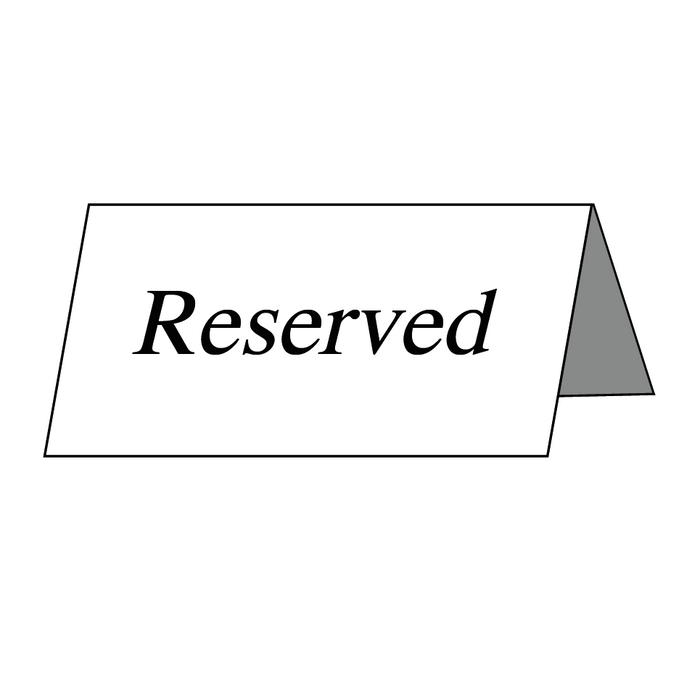 Reserved & Reserved & Reserved