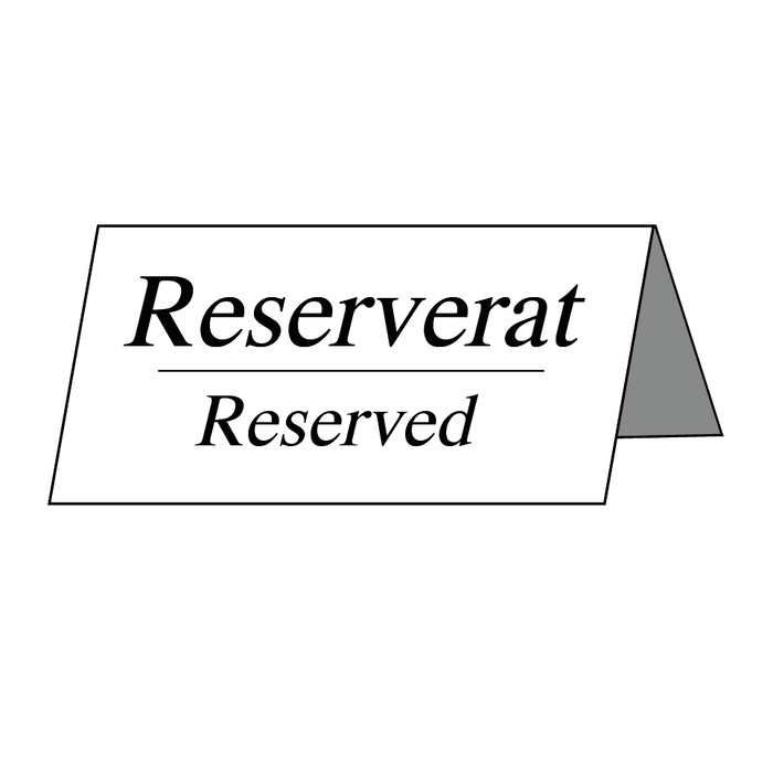 Reserverat Reserved & Reserverat Reserved & Reserverat Reserved