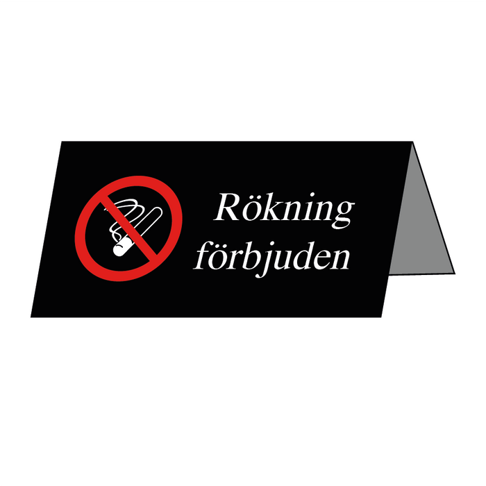 Rökning förbjuden & Rökning förbjuden & Rökning förbjuden