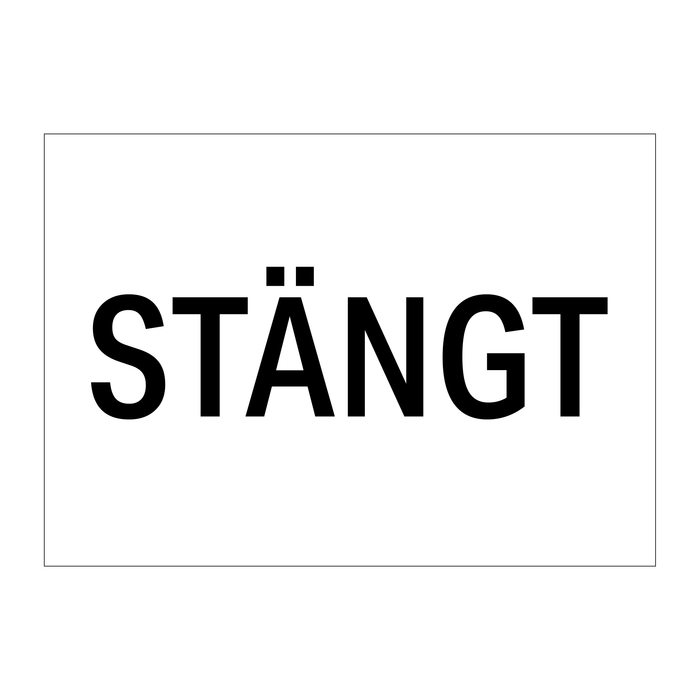 Stängt & Stängt & Stängt & Stängt & Stängt & Stängt & Stängt & Stängt & Stängt & Stängt