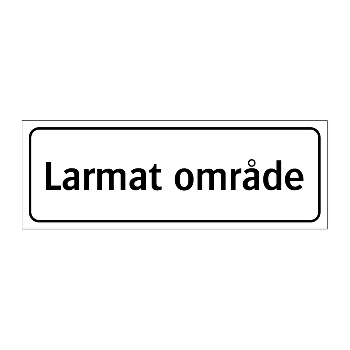 Larmat område & Larmat område & Larmat område & Larmat område & Larmat område & Larmat område