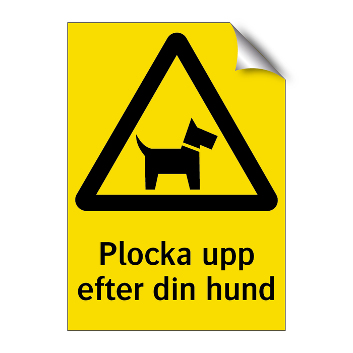 Plocka upp efter din hund & Plocka upp efter din hund