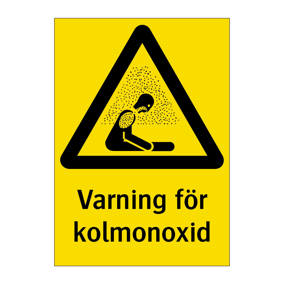 Varning för kolmonoxid & Varning för kolmonoxid & Varning för kolmonoxid