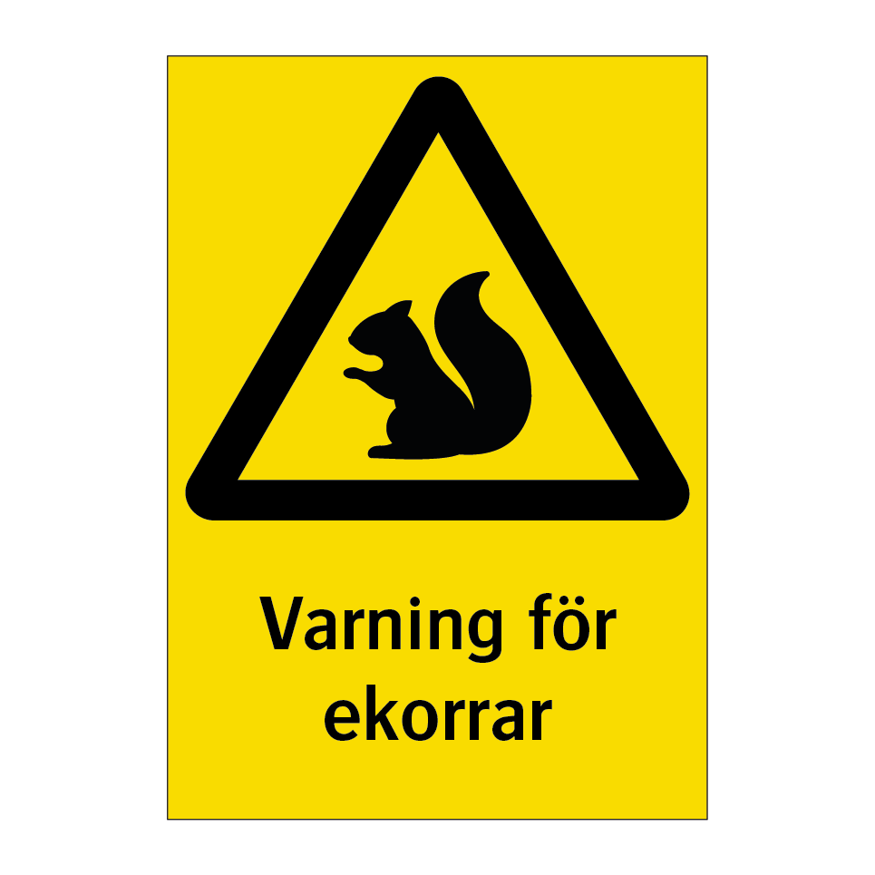 Varning för ekorrar & Varning för ekorrar & Varning för ekorrar & Varning för ekorrar