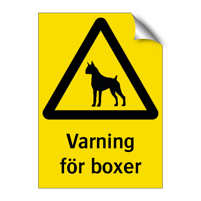 Varning för boxer & Varning för boxer