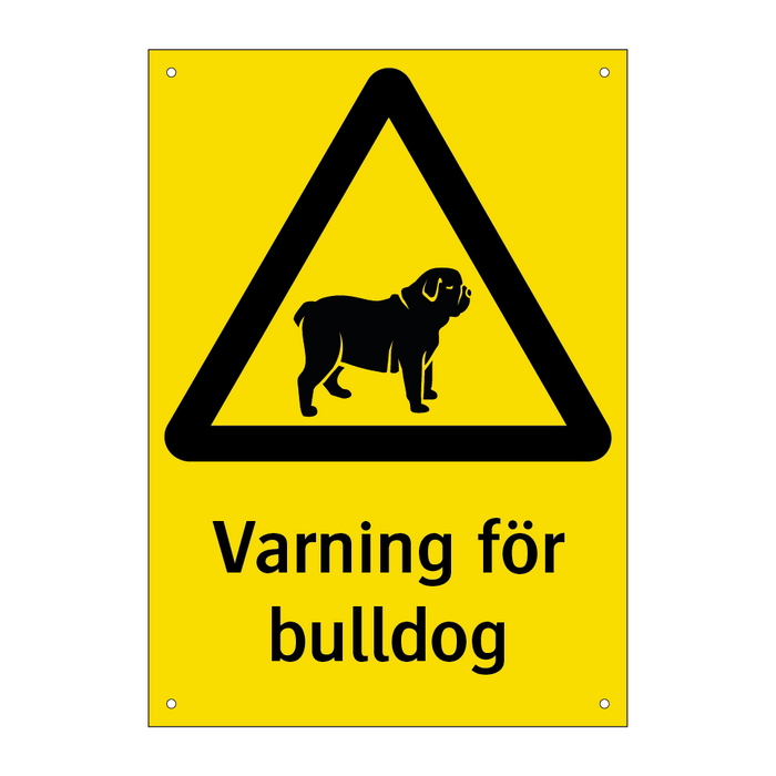 Varning för bulldog & Varning för bulldog & Varning för bulldog & Varning för bulldog