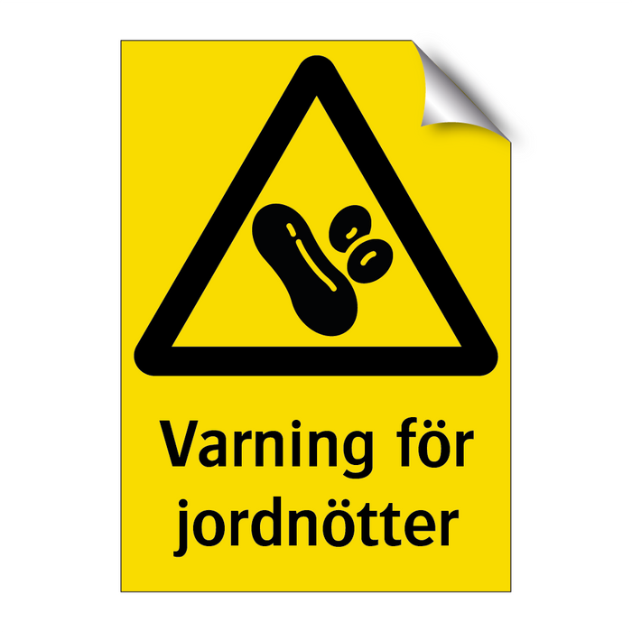 Varning för jordnötter & Varning för jordnötter