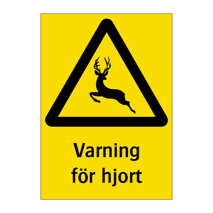 Varning för hjort & Varning för hjort & Varning för hjort & Varning för hjort